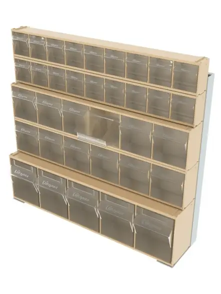 Стойка бежевая настенная/настольная Стелла-техник 401-02-02-01-B