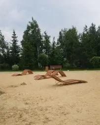 Парковый лежак «Волна» 200 см