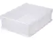Ящик пластиковый сплошной, 400×300×120 мм, 10.6 л, белый [701.02.02 м]
