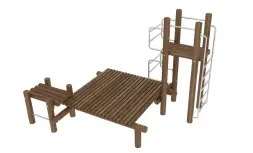 Игровой комплекс HARDWOOD «Рафт»