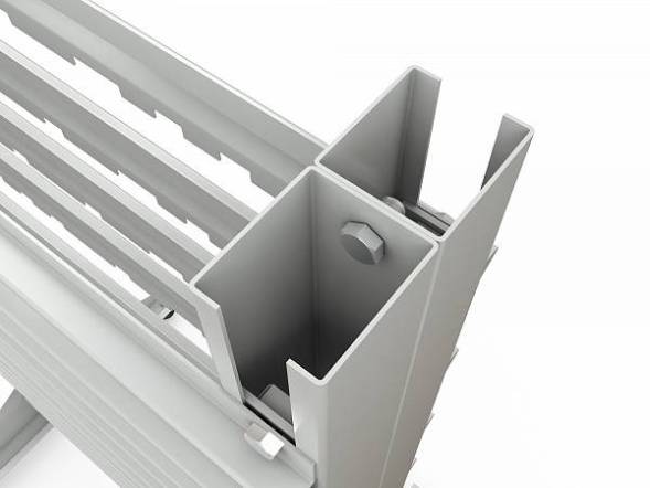 Стеллаж для пластиковых лотков ДВК SORTEX односторонний 1800x1000x450.02