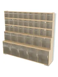 Стойка бежевая настенная/настольная Стелла-техник 401-03-01-01-B