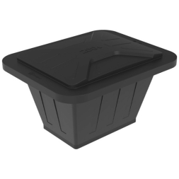 Ванна пластиковая пищевая с крышкой К, 200 л, HDPE, черный [121207.0200.899.000]