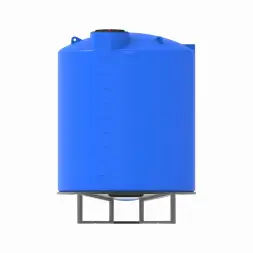 Емкость TOR 10000 л под плотность до 1,2 г/см3 синяя на основании для полного слива F
