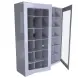 Шкаф для противогазов ХПГ-30 с дверью из акрилового стекла 1500x870x380 мм Светло-серый