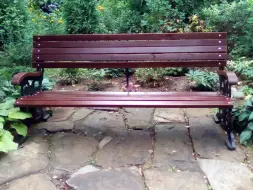 Скамейка чугунная «Флора» 0,75 м (кресло)