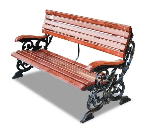 Скамейка чугунная «Флора» 0,75 м (кресло)