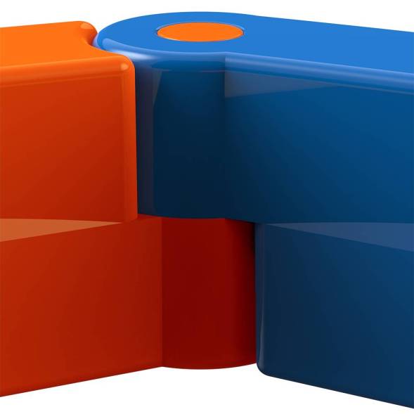 Элемент песочницы, красный