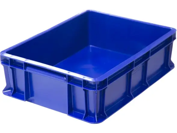 Ящик пластиковый сплошной, 400×300×120 мм, 10.6 л, белый [701.03.02 М]