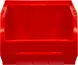 Ящик (лоток) пластиковый сплошной, 170x105x75 мм, 1.34 л, красный [5001]