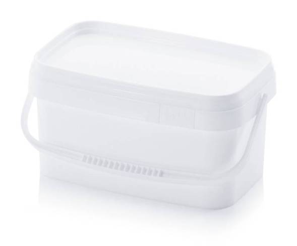 Ведро пластиковое прямоугольное, 2.6 л [2393]