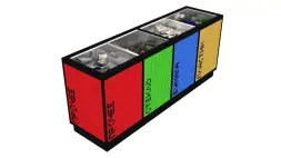 Умная урна Смартчейн версия 1.0 4 секции