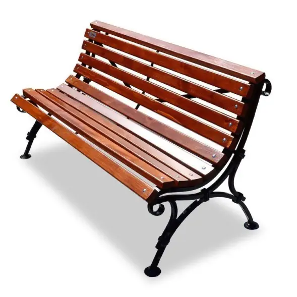 Скамейка стальная «Авен» 3,0 м (3 опоры)