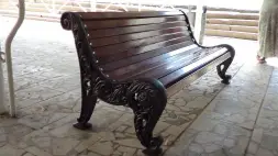 Скамейка чугунная «Нескучный Сад» 3,0 м (3 опоры)