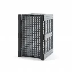 Пластиковый контейнер IBOX 1200х800 перфорированный на полозьях