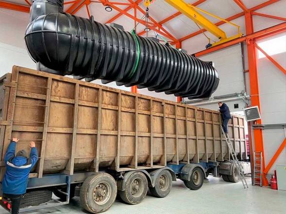 Емкость для дизельного топлива подземная горизонтальная, 15000 л, черный [TDLDT15000Y1]