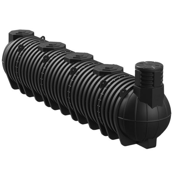 Емкость для дизельного топлива подземная горизонтальная, 15000 л, черный [TDLDT15000Y1]