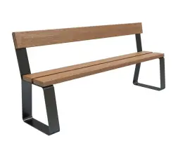 Скамейка стальная «Колледж» 1,8 м