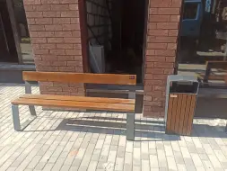 Скамейка стальная «Колледж» 1,8 м