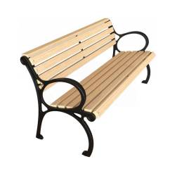 Скамейка чугунная «Квартал»