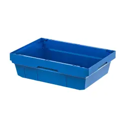 Контейнер пластиковый вкладываемый INSTORE, 600х400х170 мм, синий [KV 6417]