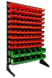 Стеллаж с пластиковыми ящиками 1501-0/9/2 G-K