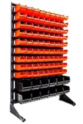 Стеллаж с пластиковыми ящиками 1501-0/9/2 G-K
