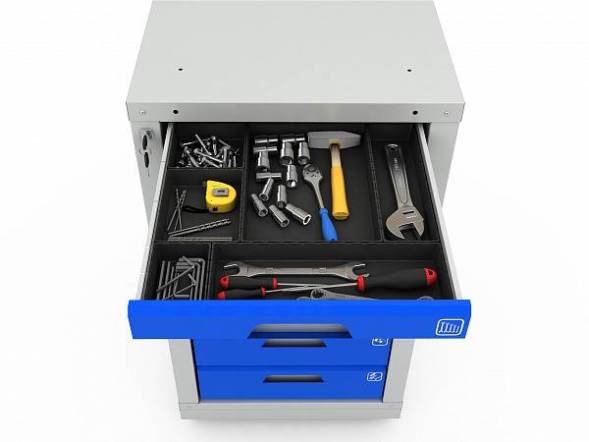 Тумба инструментальная модульная ДВК WOKER PRO 0502 S