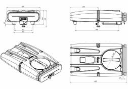 Бак для душа Rostok 80 с блоком управления