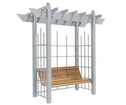 Пергола со скамейкой «Зимний сад»